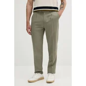 Hlače z mešanico lana Marciano by Guess MAX