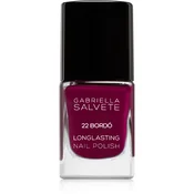 Gabriella Salvete Longlasting Enamel lak za nohte 11 ml odtenek 22 Bordó