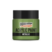 Akrilna barva kovinska - 50 ml - Zelena