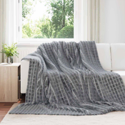 Pokrivaci za bacanje 6 pcs Tamno siva 240 x 220 cm Runo
