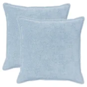 vidaXL Prevleka za blazino 2 kos HOUTEN Svetlo modra 70 x 70 cm