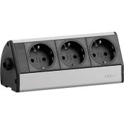 SCHULTE ELEKTROTECHNIK EVOLINER DOCK DESK 3 VTIČNICE