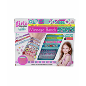 GIRLS CREATOR SET ZA IZDELAVO ZAPESTNIC MESSAGE BANDS