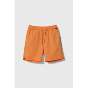 Otroške kratke hlače Quiksilver TAXER YOUTH oranžna barva