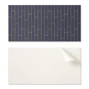 shumee Vinilne ploščice z vzorcem za enostavno preobrazbo stene Tekstura opečne stene 6x60x30 cm