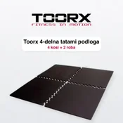 Toorx 4-delna tatami podloga | 4 kosi + 2 roba | V hipu mehka, varna in čista vadbena površina