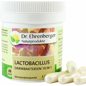 Naravni izdelki Dr. Ehrenberger-ja Lactobacillus Darmbakterien 10v1 - 60 kaps.