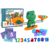 slomart LEAN TOYS Edukativni Dinozaver: Vaga za Računske Operacije