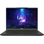Gaming laptop MSI - Stealth A16 AI+ A3XWHG, 16, IPS, Ryzen AI 9, 240Hz, 5070 Ti