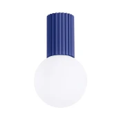Sollux SL.1738 - Kupatilsko plafonsko svetlo HALO 1xG9/8W/230V IP44 plavo
