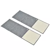 Homestar Set za praskanje mačk 130x45x03 cm siva
