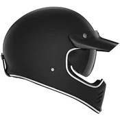 NOX PREMIUM SEVENTY II motociklisticka kaciga koja pokriva cijelo lice mat crna