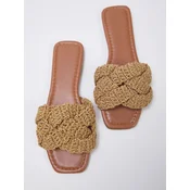 Trendyol Shoes Ženske papuce Takss25Te00030, Braon
