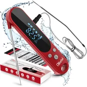 LEMEGO digitalni termometer za meso IPX4 vodoodporen, 2 sondi