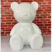 Casa Padrino XXL decorative figure teddy bear white H. 120 cm