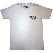 Nas One Mic (Back Print) Grey M Majica