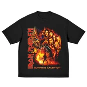 Iron Maiden Burning Ambition Black L Majica