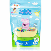 Peppa Pig Colour Bath Tabs raznobojne šumece tablete za kupku 9x16 g