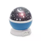 PHENOM Moon&Star otroška projektorska svetilka za dečke modra
