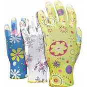 Vrtne rokavice/Barvite/Velikost: 9 - L/RGARDEN-PU_9 - 12 kosov.
