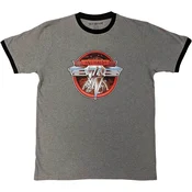 Van Halen Circle Logo (Ringer) Grey & Black XL Majica