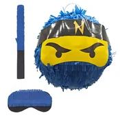 Northio Komplet Ninja Pinata z Netopirjem in Masko za otroške zabave