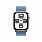 APPLE Watch SE2 v2 GPS 44mm Silver Alu Case w Winter Blue Sport Loop (mref3se/a)