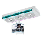 Vodno hlajenje Lian-Li HydroShift II OLED Curved 360 TL FLEX - 360mm RGB bela (GHS2OLDC36TW)