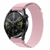 BStrap Nylon Loop pašček za Huawei Watch GT2 Pro, powder sand