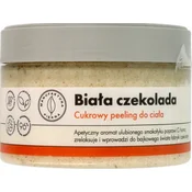 Manufaktura Piękna White Chocolate sladkorni piling za telo 250 g