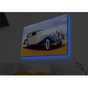 Opviq Slika na platnu sa LED osvetljenjem 45x70cm