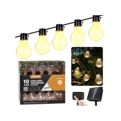 GARDEN LINE Solarni vrtni venec 10 LED, svetlobna veriga 3,8 m