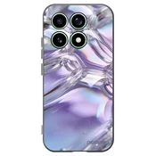 Silikonski črni ovitek za Xiaomi 17 - Iridescent bubbles