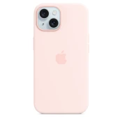 iPhone 15 silikonska maska with MagSafe - Light Pink