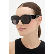 Suncane naocale Balenciaga za žene, boja: crna, BB0445SK