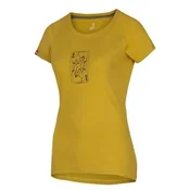 Ženska srajca OCÚN Raglan T, rumena starinska moss queen (M)
