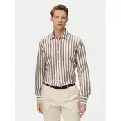 JOOP! Srajca Pit1 30102693 Rjava Slim Fit