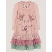Monsoon Children Haljina za devojcice Heart, Roze