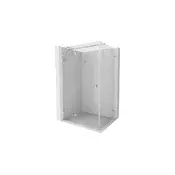Mexen Lunar T odpirna levi tuš kabina 110 x 90 cm, prozoren, krom - 834T-110-090-01-00-L
