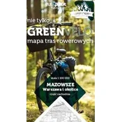 shumee Varšava in okolica, zahodni del. Mazovija. Vodoodporni kolesarski zemljevid. Ne samo Green Velo. Euro Pilot