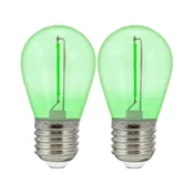 Komplet 2x LED sijalice PARTY E27/0,3W/36V zelene