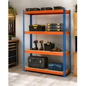 Office Elegante Industrijska Metalna Polica 178x120x45 cm 4 Nivoa Nosivost 600 kg ( OE-MS-17812045 )
