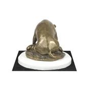 shumee Staffordshire Bull Terrier, Staffik, Staffi I - kipec psa, figurica na belem podstavku, pokal za razstavo psov znamke Art-Dog