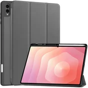Overboard Pametni ovitek za Samsung Galaxy Tab S11 Ultra z držalom za pisalo, siv