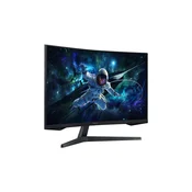 SAMSUNG LS32CG552EUXEN 32-palčni ukrivljen monitor (VA), ločljivost 2560 x 1440, ukrivljenost 1000R, osveževalna frekvenca 165 Hz, svetlost 300 cd/m2, odzivni čas 1 ms (MPRT), HDR10, povezljivost HDMI in DisplayPort