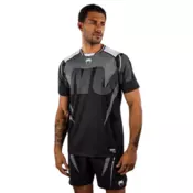 Venum Muška sportska majica Adrenaline, Dry Tech, Kratak rukav, Crno-siva