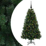 Vidaxl Umetno božično drevesce z bučko 150 cm 150 LED Toplo bela