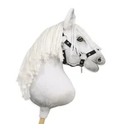 BB Nastavljiva ovratnica za konje Hobby Horse A3 - črna