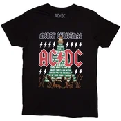 AC/DC Majica Merry Christmas Unisex Black 2XL