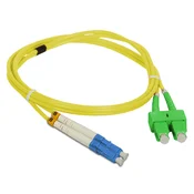 Patch kabel SM SC/APC-LC dupleks 9/125 2,0 m ALANTEC